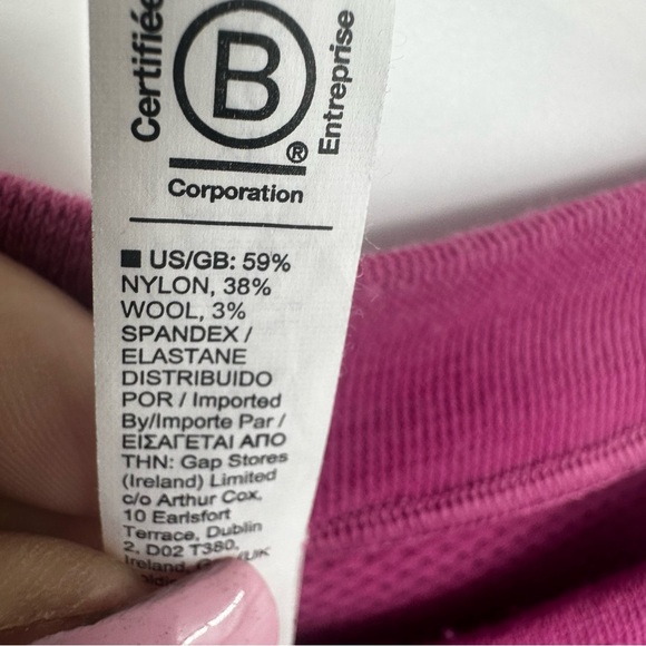 Athleta Fitted Long Sleeve Shirt Plum Pink Size XL | AF421 - Picture 4 of 6